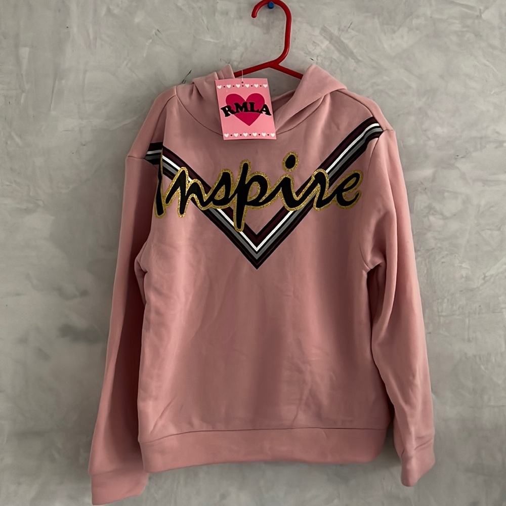 Girls NWT Logo Hoodies, size 10